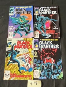 Black Panther 1-4 Marvel Copper Age Mini Series