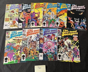 West Coast Avengers 1-10 Marvel Copper Age Comics