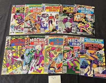 Machine Man Marvel 1st Series Comic Books