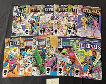 Eternals 2nd Series Marvel Copper Age Comics w/#1