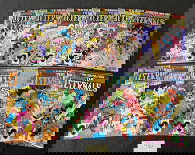 Eternals 2nd Series Marvel Copper Age Comics w/#1: All items are sold as is. Please look at pictures carefully to determine what you believe are the condition of each lot. By choosing which card to use to register to bid, you authorize us to use the