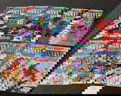 Solo Avengers Feat. Hawkeye Copper Age Marvel Lot: All items are sold as is. Please look at pictures carefully to determine what you believe are the condition of each lot. By choosing which card to use to register to bid, you authorize us to use the