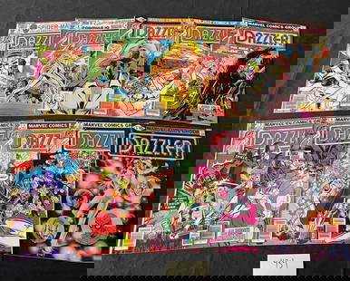 Dazzler 1-10 Marvel Bronze Age Comic Books: All items are sold as is. Please look at pictures carefully to determine what you believe are the condition of each lot. By choosing which card to use to register to bid, you authorize us to use the