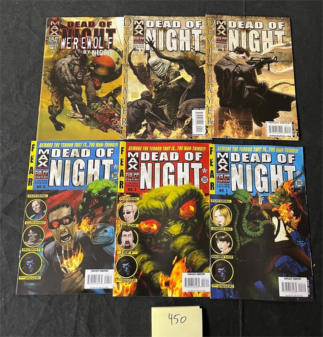 Dead of Night Marvel Max Horror Comic Books (1 of 1)