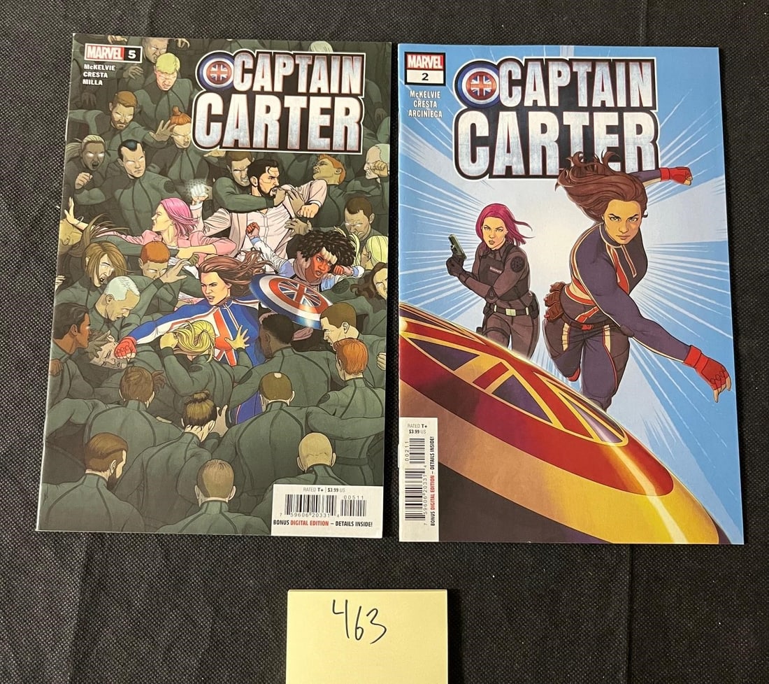 Captain Carter 2 & 5 Marvel Modern Age Comics (1 of 2)