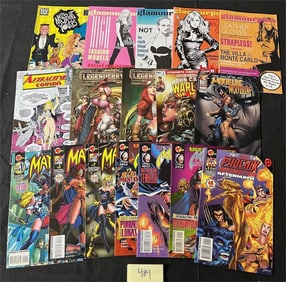 Group of Malibu + Comic Books