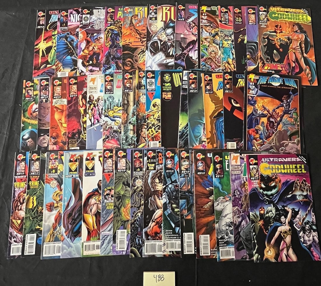 Large Malibu Comic Book Lot (1 of 1)