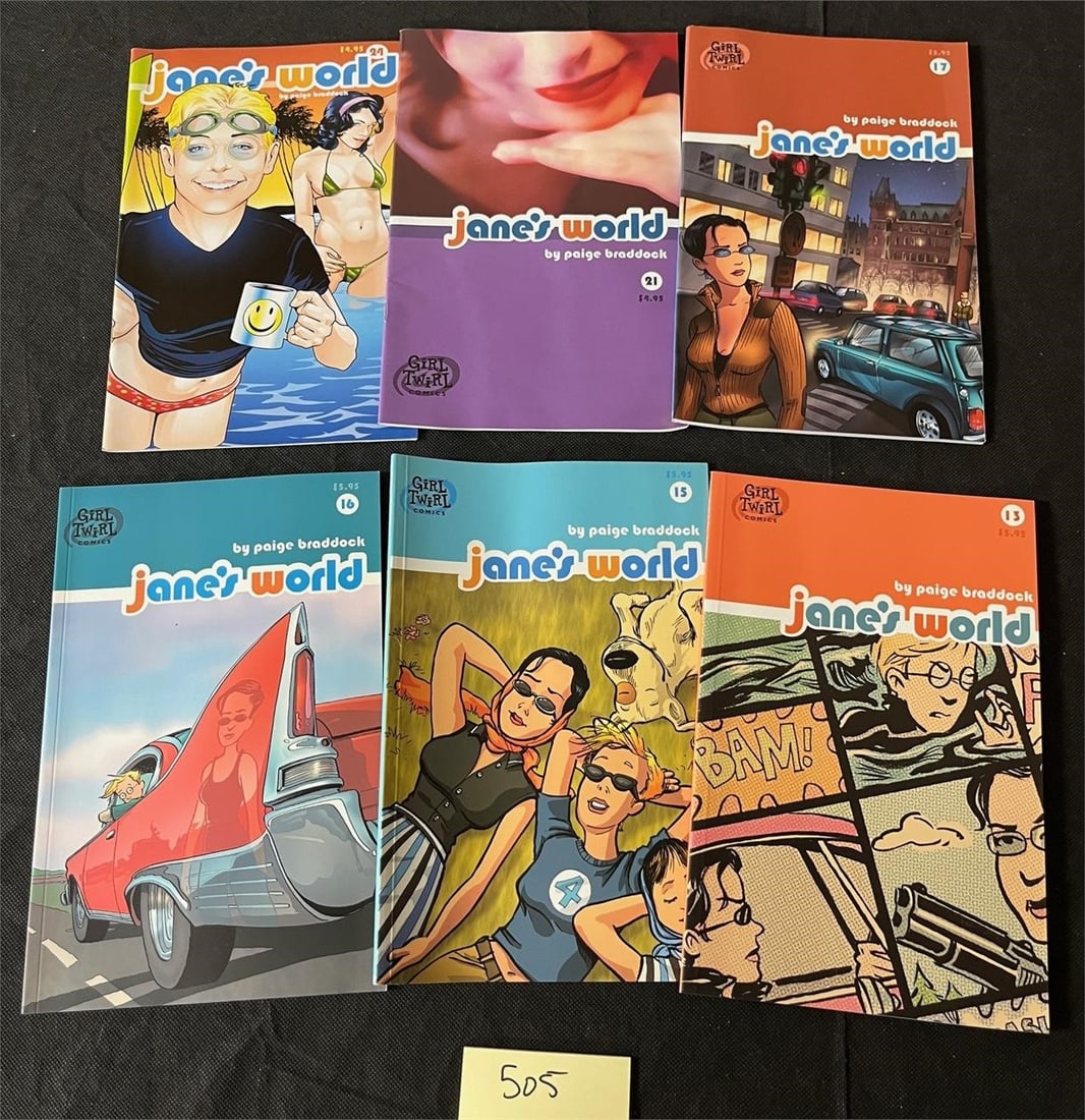 Jane's World Comic Books: All items are sold as is. Please look at pictures carefully to determine what you believe are the condition of each lot. By choosing which card to use to register to bid, you authorize us to use the c