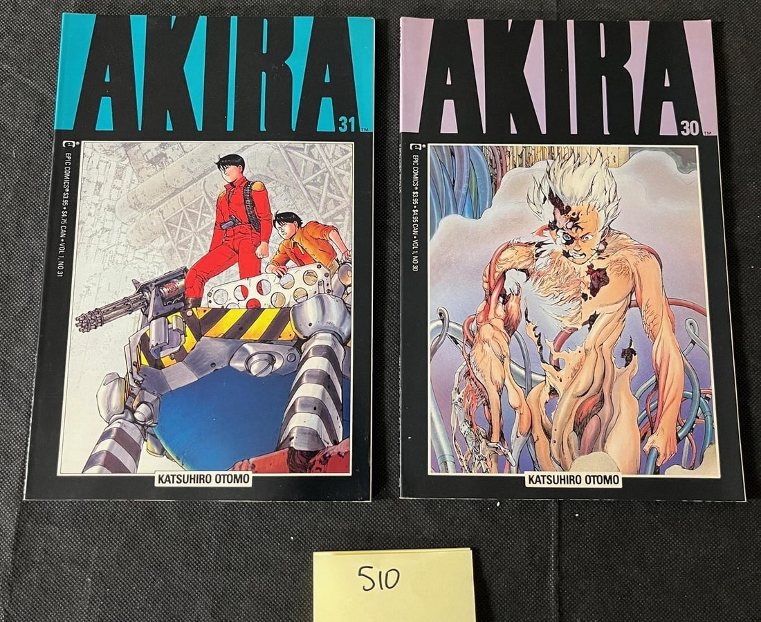 Akira 30 & 31 Newsstand Edition Epic Comic Books (1 of 1)