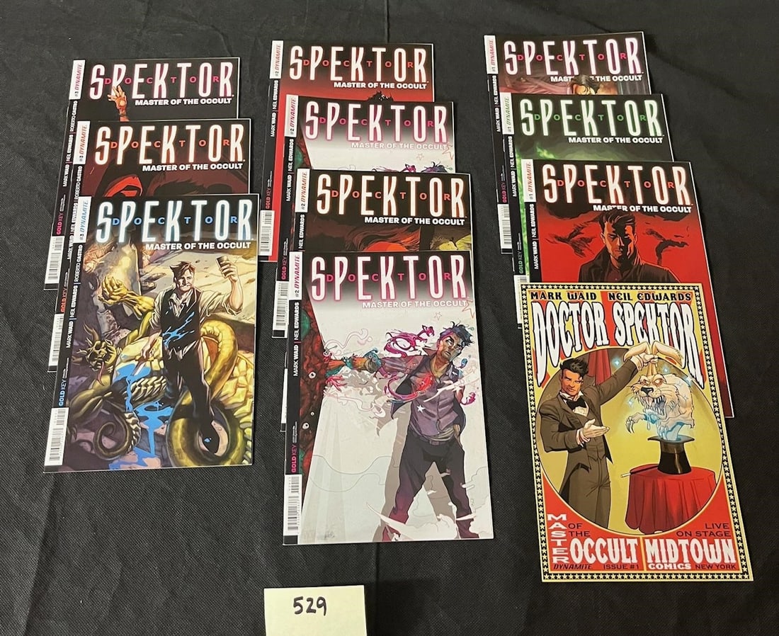 Doctor Spektor Modern Age Comic Books: All items are sold as is. Please look at pictures carefully to determine what you believe are the condition of each lot. By choosing which card to use to register to bid, you authorize us to use the c