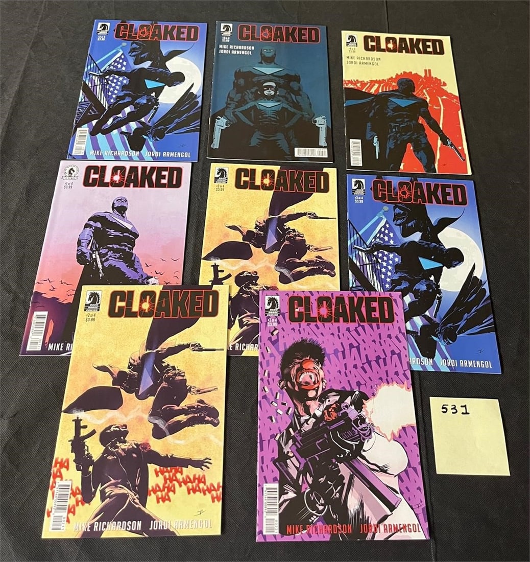 Cloaked Dark Horse Comic Book Lot (1 of 1)