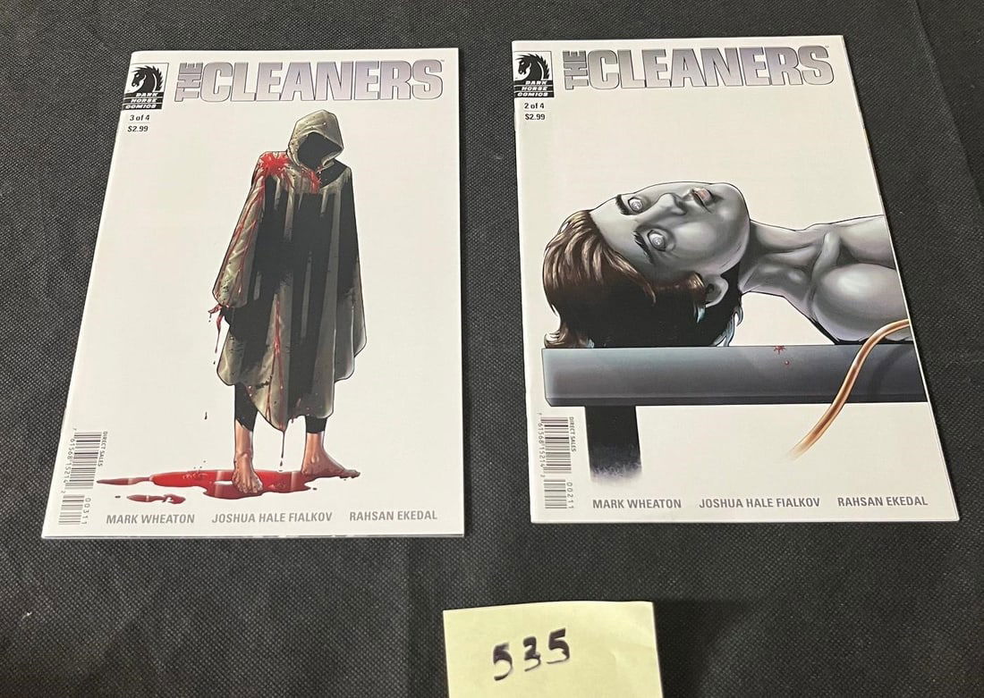 The Cleaners 2 & 3 Dark Horse Comic Books (1 of 2)