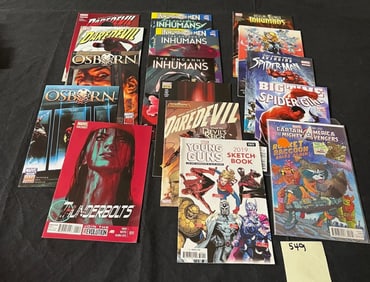 Inhumans, Thunderbolts + Misc Marvel Comics