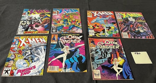 X-men Comics w/ 1st & 2nd Bishop & Cloak & Dagger