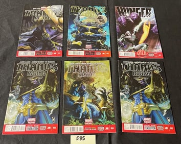 Thanos Rising Marvel Comic Books w/#1 Issue
