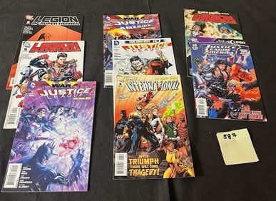 Justice League, Legion of Super-Heroes + DC Comics