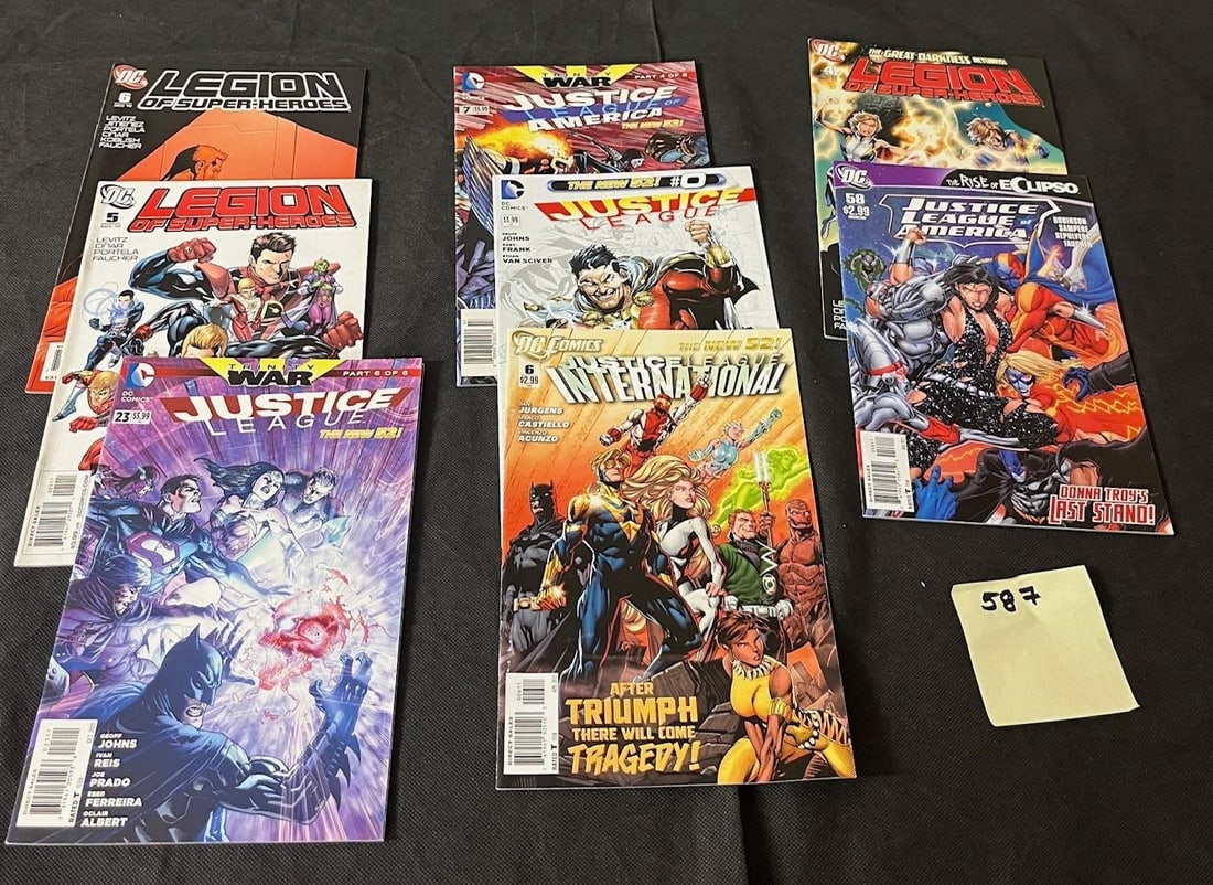 Justice League, Legion of Super-Heroes + DC Comics (1 of 1)