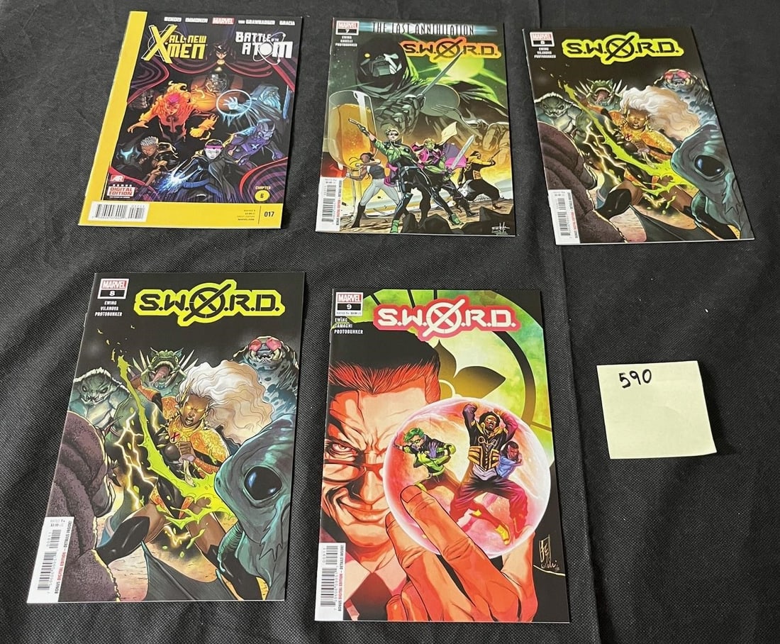 Sword and All New X-men Marvel Comic Books (1 of 2)