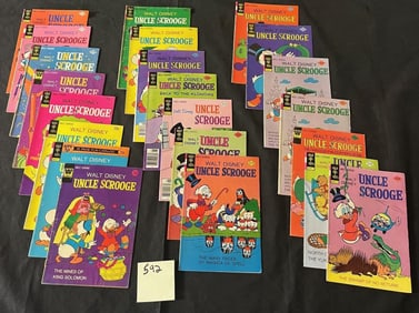 Uncle Scrooge Gold Key & Whitman Comic Books