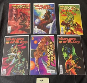 Warlord of Mars Dynamite Comics Lot