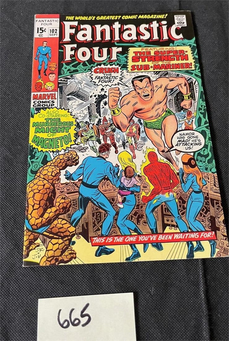 Fantastic Four 102 Bronze Age vs. Sub Mariner (1 of 1)