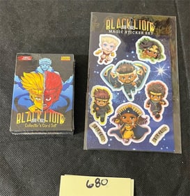 3 Graphic Novel Set + Collector Card Deck Signed