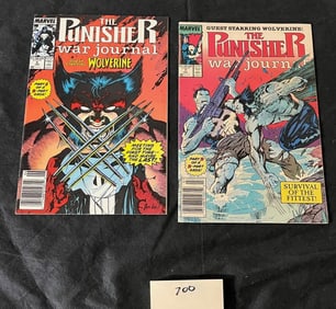 Punisher War Journal 6 & 7 Newsstand Editions