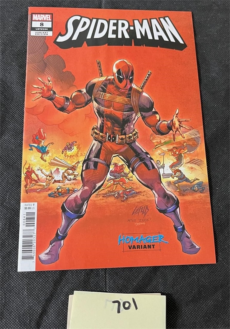 Spider-man 8 Liefeld Homage Variant Cover (1 of 2)