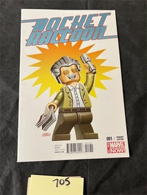 Rocket Racoon Stan Lee Lego Variant Cover