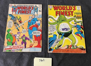 World's Finest 118 & 150 DC Silver Age Comics