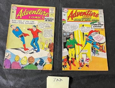 Adventure Comics 305 & 321 DC Silver Age Comics