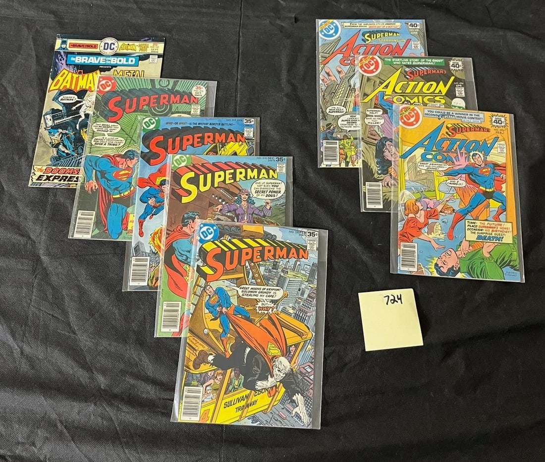 Superman, Batman, DC Bronze Age Comic Books (1 of 1)