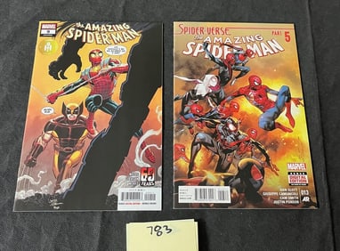 Amazing Spider-man 9 & 13 Edge of Spider-verse