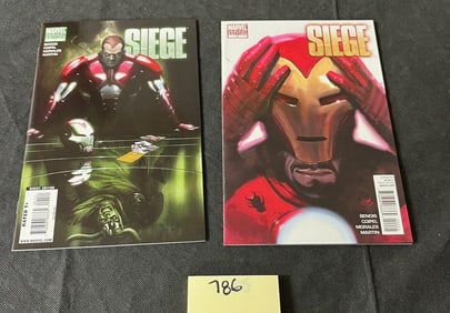 Siege 1 & 4 Variant Covers Modern Marvel Comics