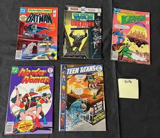 Bronze Age DC Comics w/ Teen Titans 36 & Batman