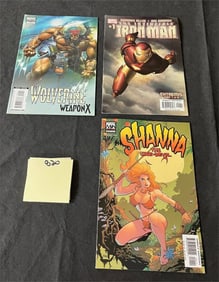 Wolverine Weapon X Shanna, + Marvel Comic Lot