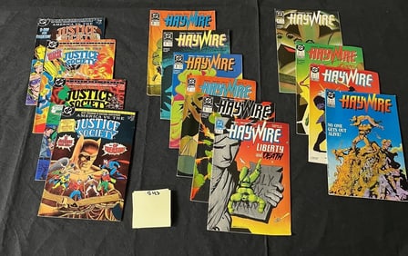 Haywire & Justice Society DC Comic Books
