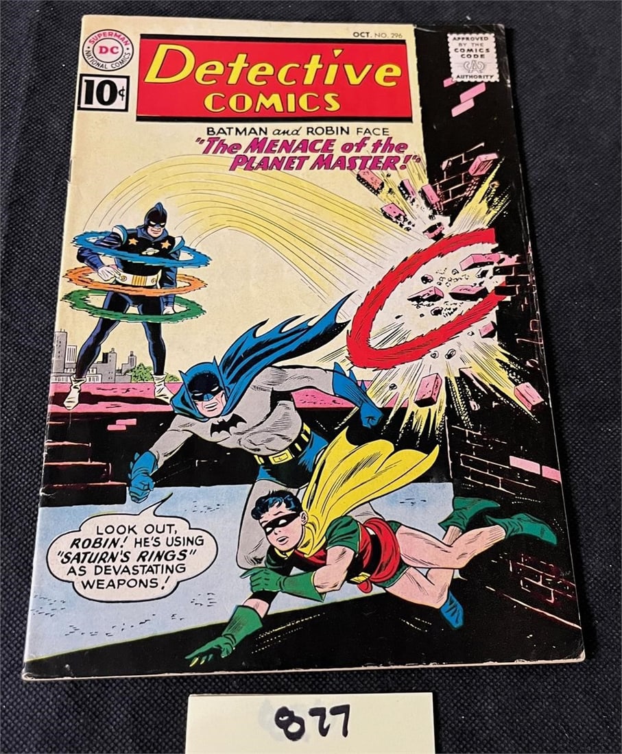 Detective Comics 296 DC Silver Age Comic Book (1 of 2)