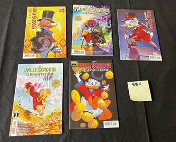 Uncle Scrooge & Infinity Dime Rare Variant Covers