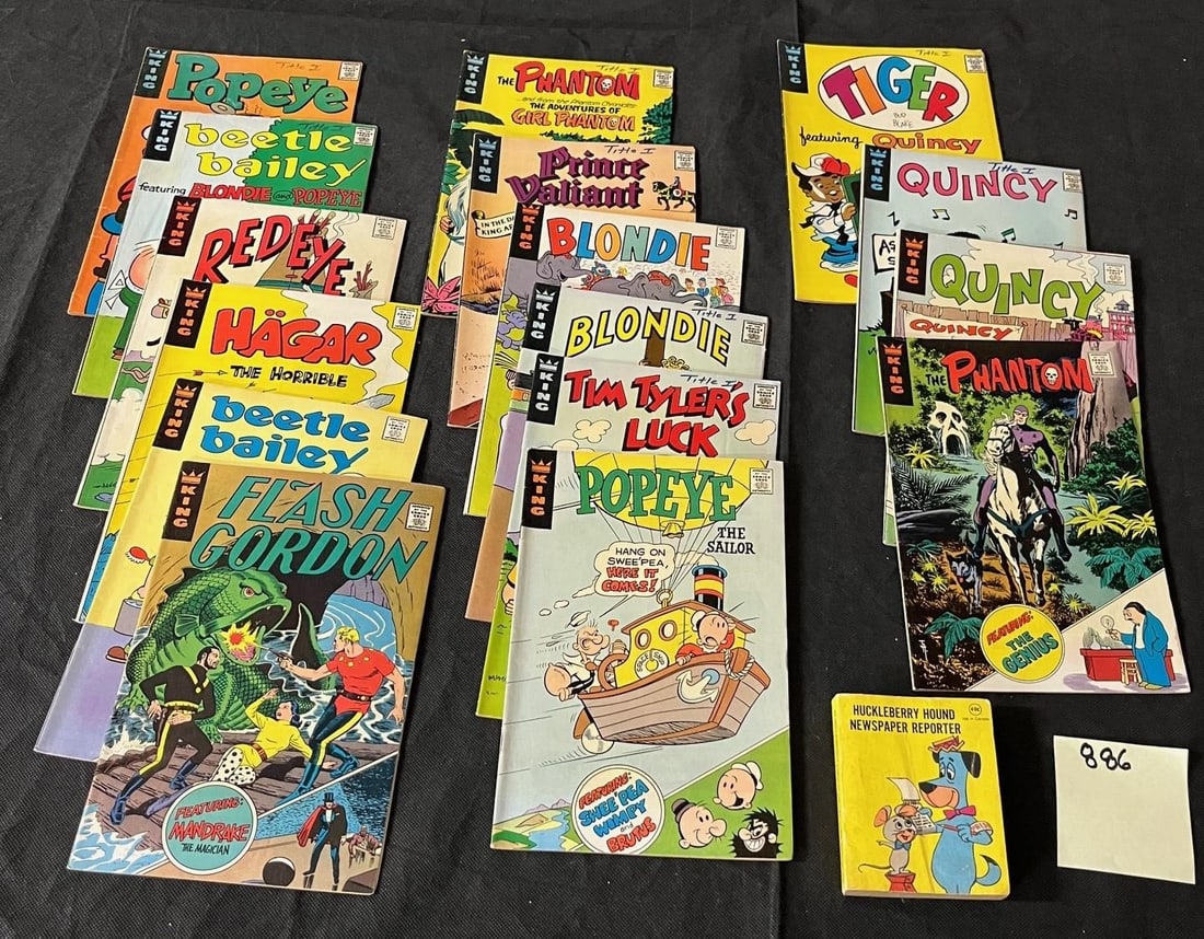 King Comic Bronze Age Comic Book Lot: All items are sold as is. Please look at pictures carefully to determine what you believe are the condition of each lot. By choosing which card to use to register to bid, you authorize us to use the c
