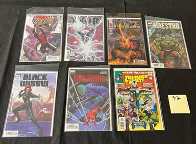 Thor, Marvel Zombies, Black Widow + Marvel Comics