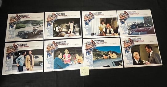 Roger Moore Street People Movie Lobby Card Set