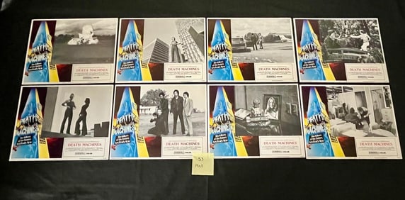 Death Machines Movie Lobby Card Set