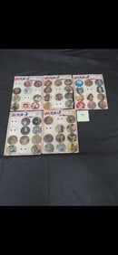 1970's Pop Culture Buttons Frazetta, Farrah +