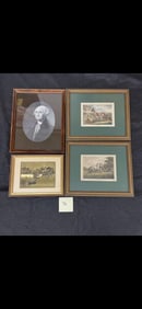 Group of framed prints & portraits