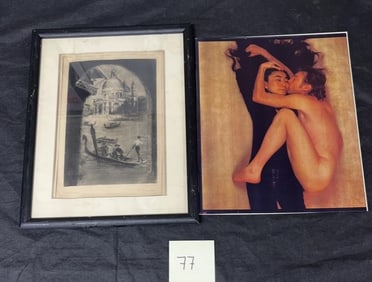 Magazine Photo & print in frame