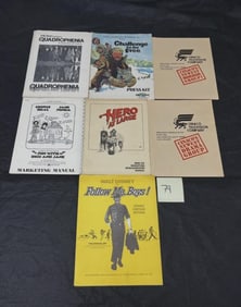 Group of Movie Press Kits w/ Who's Qudrophenia