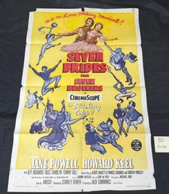 Seven Brides for Seven Brothers R62 One Sheet