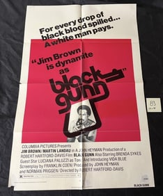 Jim Brown Black Gun One Sheet Movie Poster