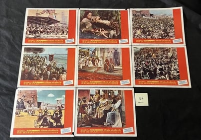 Ten Commandments Original Movie Lobby Card Set